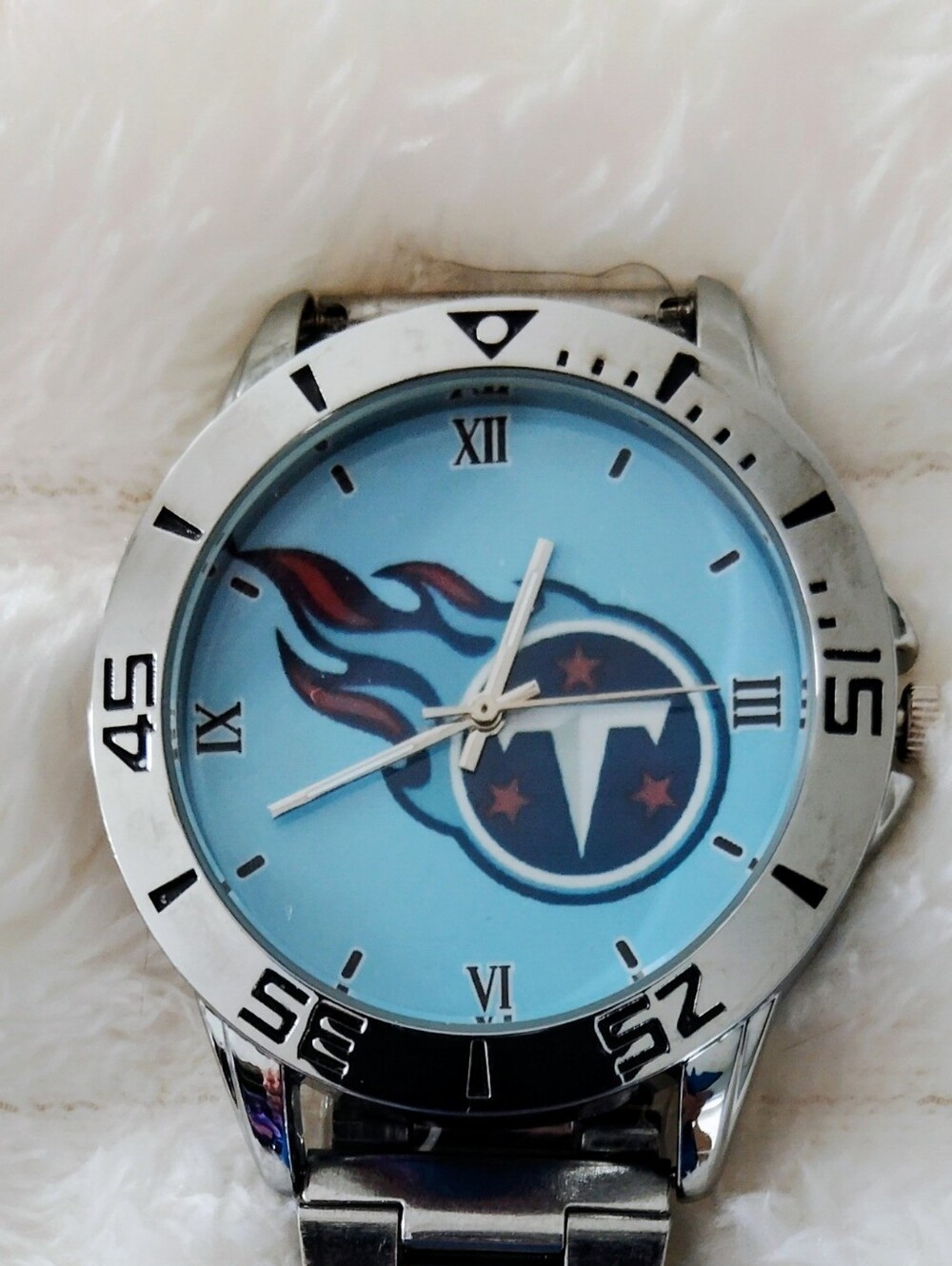 Tennessee Titans Blue Dial Stainless Steel Watch - Picture 1 of 6